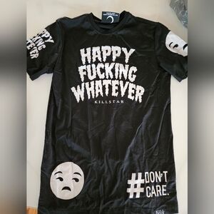 Killstar Black and White Graphic Women's Jersey